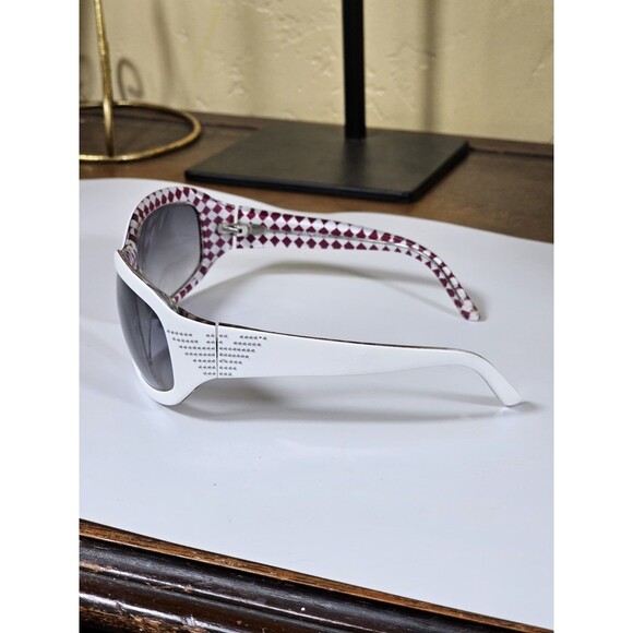 EMPORIO ARMANI RIMMED WHITE WRAP SUNGLASSES EA 9243/S CVBLF 61-16 115 - Picture 13 of 14